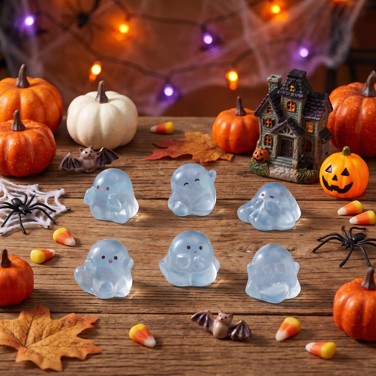 Mini Glow-in-the-Dark Ice Translucent Ghosts