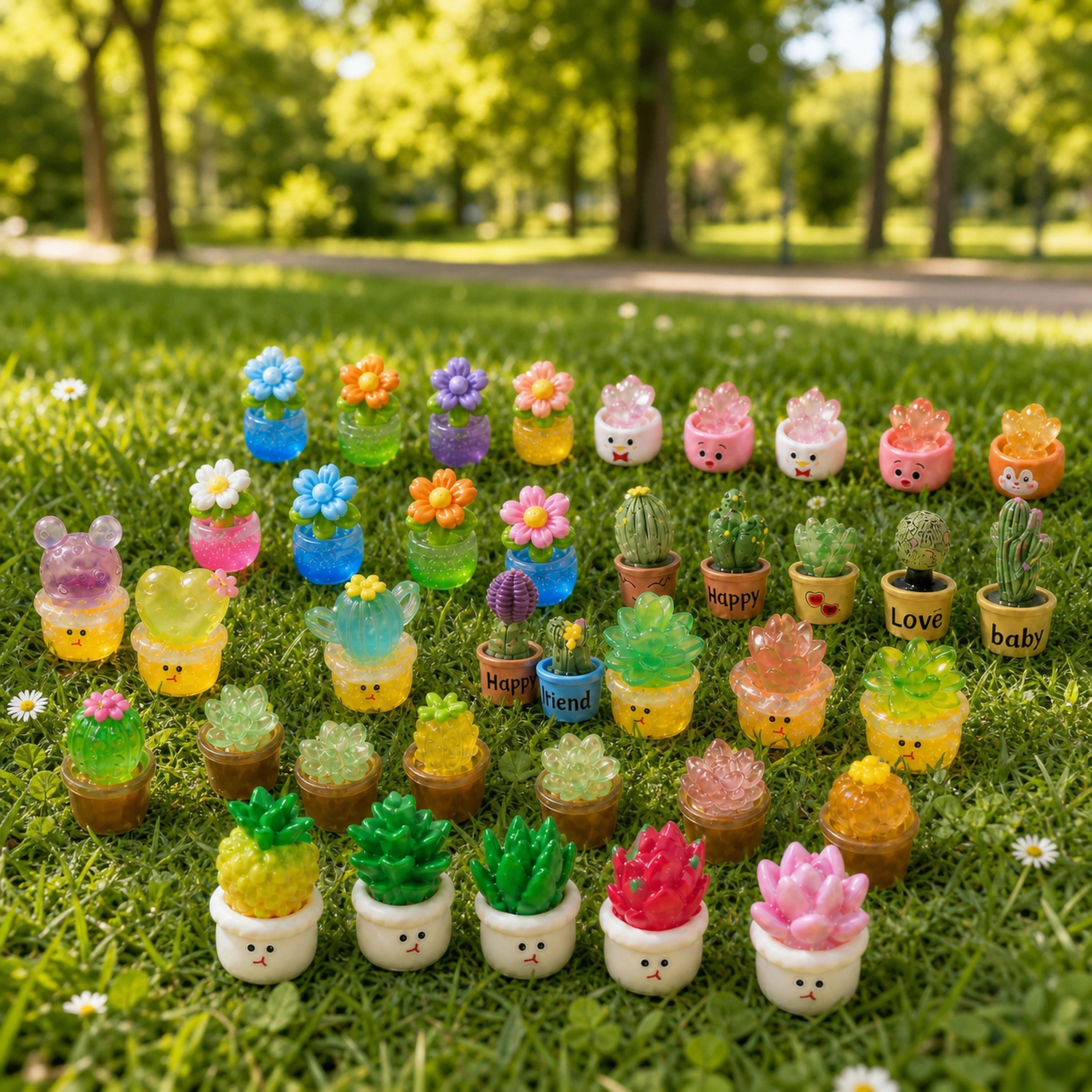 Mini Glow-in-the-Dark Succulent Plant Pots