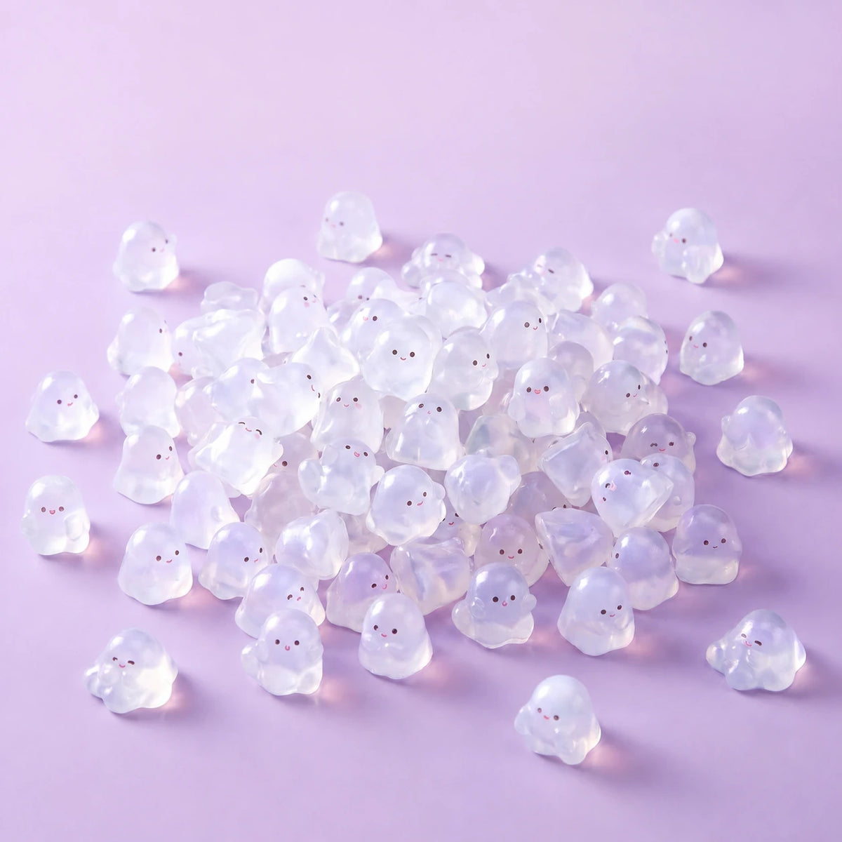 Mini Glow-in-the-Dark Ice Translucent Ghosts