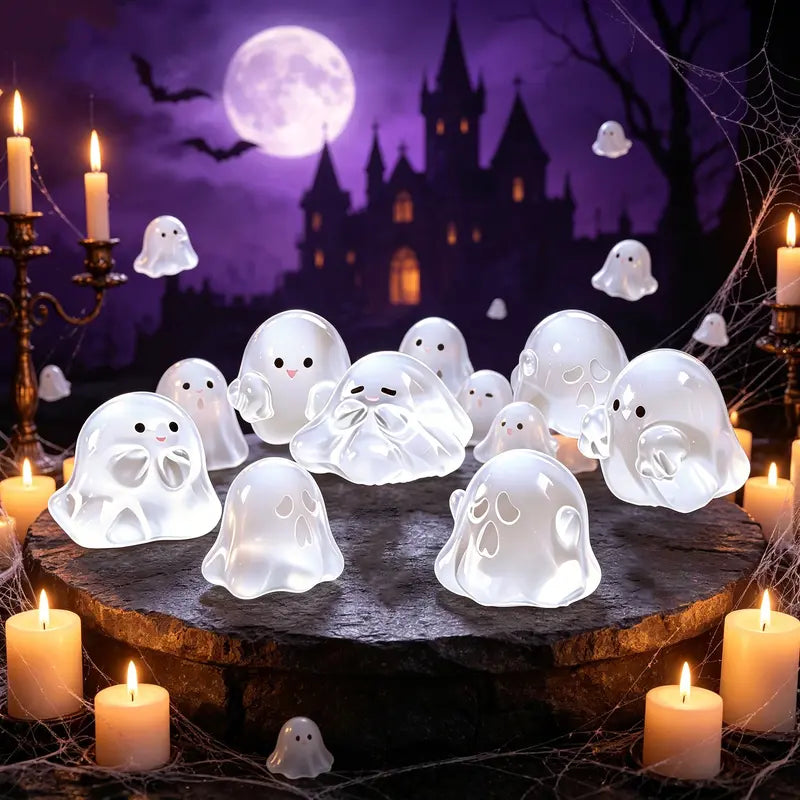 Mini Glow-in-the-Dark Ice Translucent Ghosts
