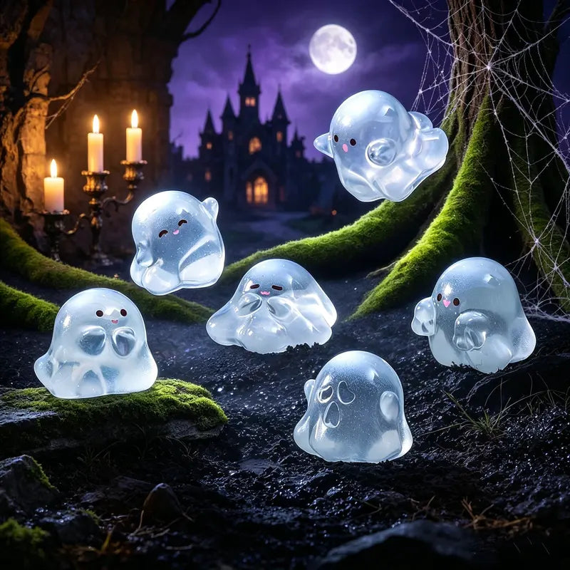 Mini Glow-in-the-Dark Ice Translucent Ghosts